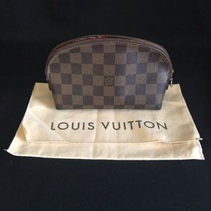 LV Damier makeup bag